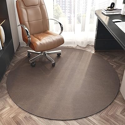 The white shop round carpet for desktop chair computer computer.. DIAYTAR NIGERIA bridges the gap between desire and affordability with nationwide delivery in under 8 days.