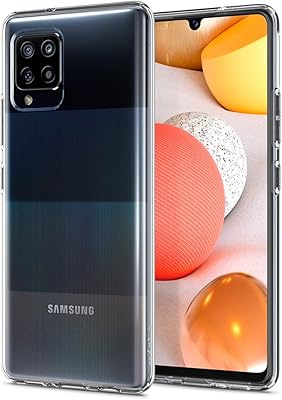 Liquid crystal spigen protective shell designed for the Samsung Galaxy A42 5G mobile phone - Crystal Clear.. DIAYTAR NIGERIA: Where every purchase is affordable and delivery is always within a week.