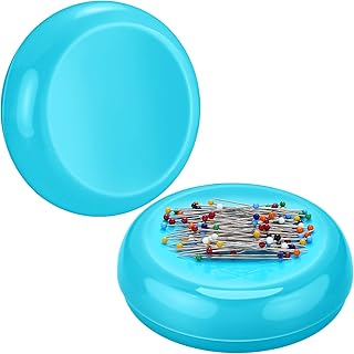 2 Pieces Magnetic Sewing Magnetic Cushion Magnetic Epage Pantalway Storage case for sewing sewing tool for DIY sewing projects (blue).. DIAYTAR NIGERIA: Where every shopping need is met with affordable prices and timely delivery.