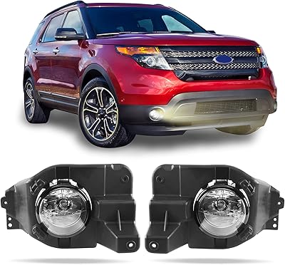 Frakes before DLA for Ford Explorer 2013 2014 2015 2015, Kit of car decoration spots with cables, switch and transparent lens - 1 pair.. From daily deals to exclusive products — DIAYTAR Nigeria has you covered.