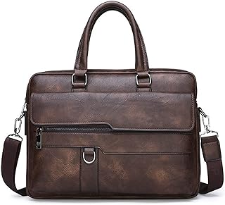 Mislys 14 inch Men's laptop bags for men, PU leather strap bag, brown, m, briefcases.. Shop across categories at DIAYTAR NIGERIA with the confidence of affordable prices and delivery within 8 days.