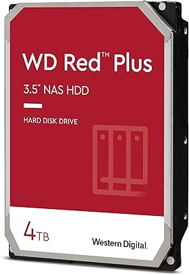 Internal hard drive Western Digital Western Digital Red Plus NAS 4 TB - 5,400 rpm, SATA 6 GB/S, CMR, 128 MB of cache, 3.5 " - WD40EFZX.. DIAYTAR NIGERIA: Bringing quality products to your doorstep at prices that won't break the bank.