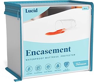 Bed set - completely surrounds the mattress to protect it from humidity and is hypoallergenic and offers protection against bedbugs - from Lucid.. Get your essentials without leaving home — thanks to DIAYTAR Nigeria.