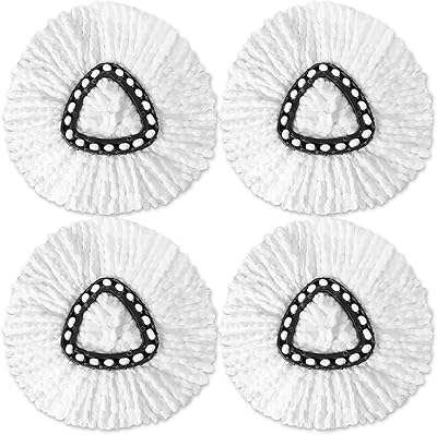 QIAPAO rechargeable repayable spare heads compatible with the vadrouille in microfiber viled Easy Range & Clean Turbo, Lot of 4.. Shop for everything you need at DIAYTAR NIGERIA, with budget-friendly prices and quick delivery.