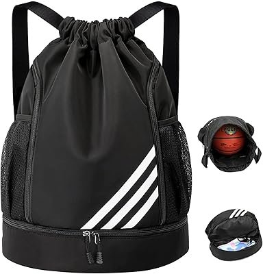 Waterproof to cord backpack with shoes pocket and water bottle holder (black).. Enjoy stress-free shopping with affordable prices on DIAYTAR Nigeria.
