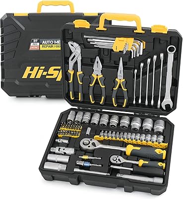 Kit of manual car, bike and mechanic repair tools, 89 parts, full set of manual DIY tools for the repair and maintenance of cars, motorcycles and houses, set of professional manual tools, DT30021Y, 2 years of warranty.. DIAYTAR NIGERIA: Where affordability meets variety in Nigeria's most comprehensive online marketplace.