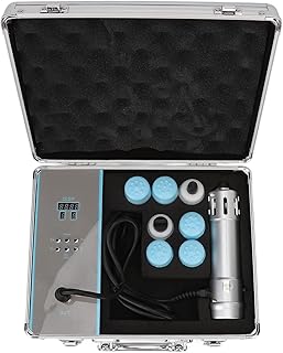 Shock, silver, 9 speed wave machine, Portable ED machine to reduce pain, 100-240 V, analgesic with a clear location for the arm (British socket).. DIAYTAR NIGERIA: Where shopping meets satisfaction with affordable prices and reliable 5-8 day shipping.
