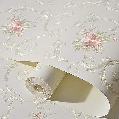 3D flooded 3D wallpaper with relief floral pattern, Damascus floral motif, removable, sticker, decorative paper for bedroom, living room, 20.8 "x 197".. Fast delivery, fair prices, and full variety — only on DIAYTAR Nigeria.