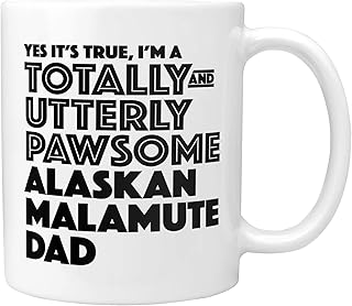 Alaska Malamute Gifts: Totally Pawsum Papa Cup Excellent Gift Idea for Christmas.. Shop the smart way with DIAYTAR NIGERIA's extensive selection and budget-friendly nationwide delivery.