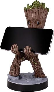 Exquisite Gaming Cable Guys - Groot for young children - Mobile phone support and controller, brown, black.. Fast delivery, fair prices, and full variety — only on DIAYTAR Nigeria.