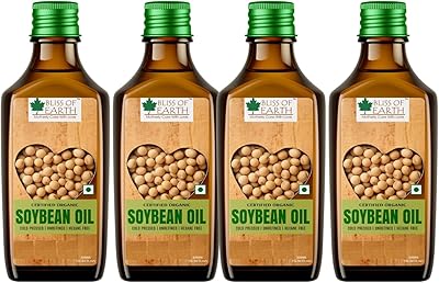 Bliss of Earth 4x500ml Organic soy oil for cooking.. Your complete shopping solution, DIAYTAR NIGERIA offers extensive choice with competitive prices and delivery.