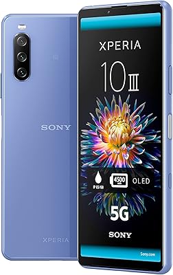 Sony Xperia 10 III - OLED 6.0 inch 21: 9 WIDETM FHD+ HDR - Triple Objective Camera - 3.5 mm audio socket - Android 11 - Without SIM - 6 GB of RAM - 128 GB of storage - IP65/68 - Double SIM hybrid - Blue.. Discover endless shopping possibilities at DIAYTAR NIGERIA, with budget-friendly prices and reliable delivery.