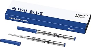 Royal blue (medium) 124493 blue ball pen recharges - 2 x blue ink recharges with medium tip... DIAYTAR NIGERIA makes quality accessible with low prices and reliable 5-8 day nationwide delivery.