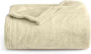 Polar bed - Light, ultra -soft and comfortable coverage for bed or sofa for all seasons (light yellow).. DIAYTAR NIGERIA connects desires with reality through affordable prices and reliable delivery service.