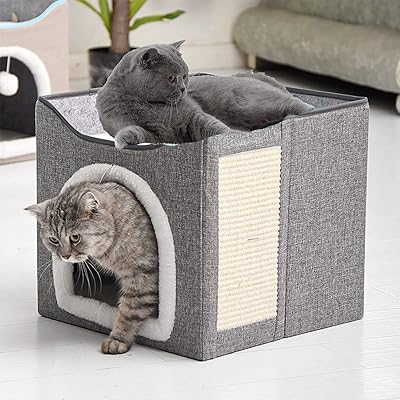 Beauty chat house Interior bed for cat cats foldable cave.. Your ultimate shopping destination, DIAYTAR NIGERIA combines extensive selection with affordable shipping.