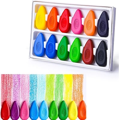 Washable pencils for children, set of pencils in the shape of a drop of children, set of non -toxic pencils without danger for babies and children aged 3 and over, pencil box for school and artistic supplies (12 colors).. DIAYTAR NIGERIA redefines convenience with our vast product selection and swift nationwide delivery.