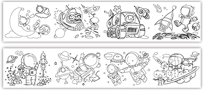 Spatial coloring roll for children's bonding column without a mess for toddlers.. DIAYTAR Nigeria offers great deals, a huge product variety, and delivery in under a week.