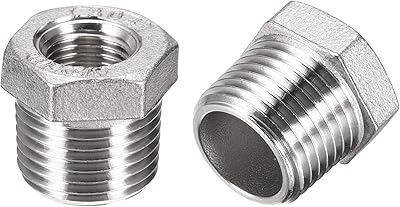 Reducing hexagonal socket Mexinity, 1/2 pt male to 1/4 pt female 304, adapter of stainless steel reducing hose, pack of 2.. Navigate through thousands of products at pocket-friendly prices with DIAYTAR NIGERIA's easy-to-use platform.