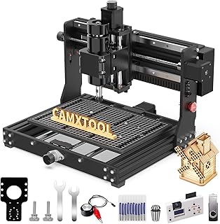 Camex Tool 3020 CNC Router Machine 500W for PVC CNC wood sculpture with a large work area 11.8 x 7.9 x 2.9 inches (300 x 200 x 73 mm).. Your shopping dreams realized through DIAYTAR NIGERIA's affordable platform with reliable delivery times.
