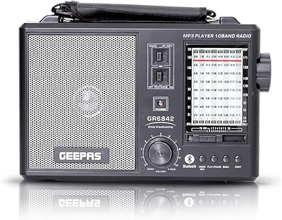 Radio and MP3 Rechargeable MP3 10 Geepas 55/5000 bands - GR6842.. Your comprehensive marketplace awaits at DIAYTAR NIGERIA with affordable prices and reliable delivery times.