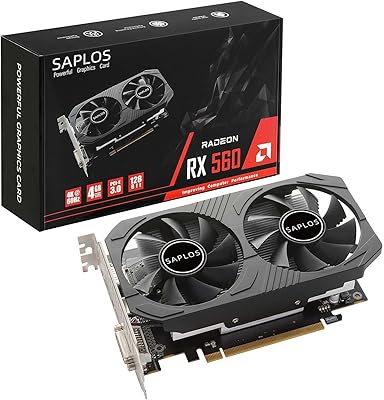 SABLOS RADEON RX 560 graphics cards, 4 GB, GDDR5, 128 bit, DisplayPort/HDMI/DVI-D, Video cards for playing PC, Double GPU.. Experience hassle-free shopping with DIAYTAR NIGERIA's user-friendly platform and prompt delivery service.