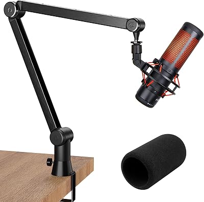 Sun Moon Hyperx Quadcast Microphone Bras improved robust with filter.. Experience the convenience of online shopping with DIAYTAR NIGERIA's reliable 5-8 day delivery service.