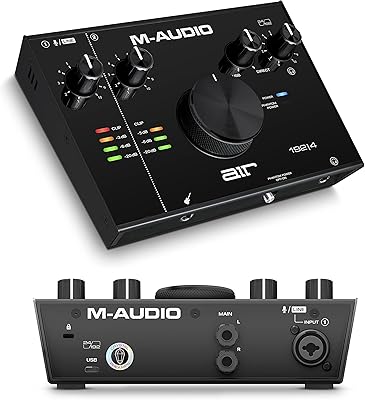Audio interface M-Audio Air 192 | 4 with 2 output ports and 2 input ports, with USB ports and Pro Tools and Ableton Live audio recording software, in addition to effects and professional audio tools.. Nigeria shops with DIAYTAR — wide selection, fast shipping, and great value.