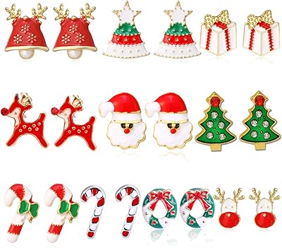 Earrings with a rod in golden needle for women, small cute earrings, not pierced earrings for cartilage, Valentine's Day gifts for her, copper, other.. DIAYTAR NIGERIA: Where shopping is affordable, selection is vast, and delivery is always reliable.
