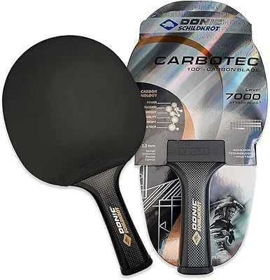 Donic -Schildkrut Carbotech 7000, 100 % carbon table racket, 100 % carbon, concave handle, 2.3 mm foam, liga cushion - ITTF, 758216 single size.. Make every purchase count with DIAYTAR Nigeria — shop smart, shop fast.