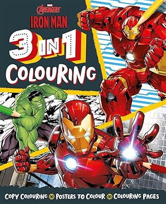 Marvel Avengers Iron Man: 3 in 1 coloring.. DIAYTAR NIGERIA revolutionizes online retail with our extensive selection and dependable shipping service.