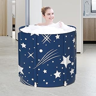 Portable Bleue Blue Bathtub Primify For Adults Foldable Foldable Folding Folding Baths Perfect for Hot and icy Baths.. DIAYTAR NIGERIA: Where every Nigerian finds what they need at prices they can afford, delivered promptly.