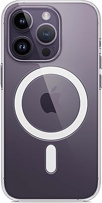 Transparent mobile shell for iPhone 14 Pro with wireless loading technology (Magsafe).. The best online shopping experience in Nigeria — DIAYTAR delivers it all.