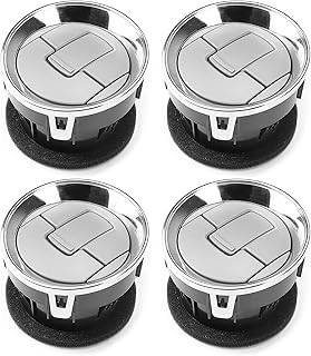 Vixon chrome interior dashboard ventilation compatible with Ford F150 F-150 F-150 Lupo 9L3Z19893-CA, 4 pieces.. Experience budget-friendly shopping at DIAYTAR NIGERIA, Nigeria's premier online marketplace with quick delivery.