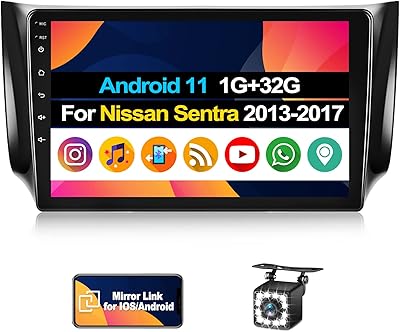 Autradio Android 11 for Nissan Sentra 2013-2017, 10-inch touch screen car, Android main unit with mirror link, GPS navigation, WiFi, Bluetooth, FM/RDC Radio, Double input USB/Recoil camera.. DIAYTAR NIGERIA brings the marketplace experience online with affordable and reliable delivery service.