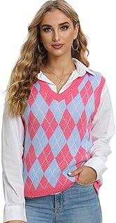 Vangull Pull Tricotted in V -neck For Women Style Preppy Sleeveless Knitting Sleeveless.. Experience the satisfaction of affordable shopping with DIAYTAR NIGERIA's nationwide 5-8 day delivery.