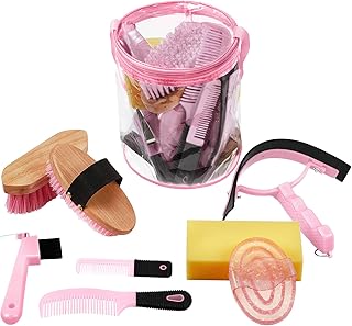 9 -room horsepower grooming kit with curry transport bag.. Discover endless possibilities with DIAYTAR NIGERIA's comprehensive catalog and reliable delivery service.
