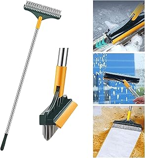 Floor cleaning brush 2 in 1, improved 2023 floor cleaning brush with long -shaped V -shaped long handle with mop, crevasse cleaning brush, windows, kitchen and bathroom.. DIAYTAR NIGERIA brings online shopping to every Nigerian with affordable prices and reliable shipping.