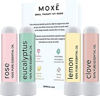 Aroma Moxy Training Kit, 4 essential oils, rejuvenation of Olachi oil, helps restore the sense of smell, natural treatment against loss of smell (step 1).. Get the deals you love and the delivery speed you need at DIAYTAR Nigeria.