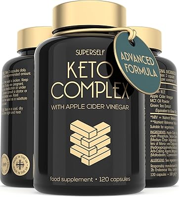Keto weight loss pills - Advanced Keto complex with apple cider vinegar 1000 mg, MCT oil, vitamin B12, green tea extract - 120 capsules - Supplement of Keto pills for men and women - Made in the United Kingdom.. DIAYTAR NIGERIA: Your partner in affordable online retail with reliable shipping across Nigeria.