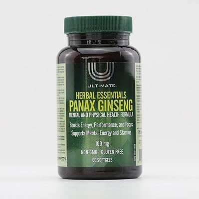 Ultimate Herbal Essentials Panax Ginseng, Mental and Physical Health formula, 100 mg, 60 capsules.. Shop with intention at DIAYTAR NIGERIA, offering thousands of products delivered nationwide in days.