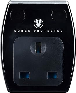 AC adapter with single socket with MasterPlug overvoltage protection with 2 USB, 3.1 A, shiny black, srgausbpb3-MP charging points.. Experience the convenience of one-stop shopping with DIAYTAR NIGERIA's diverse and affordable marketplace.