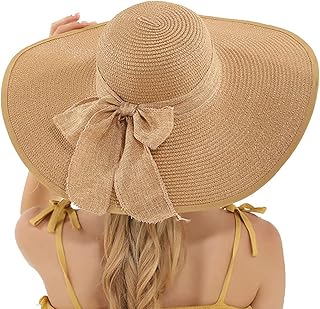 Large straw hat for women with large elastic knot, foldable beach hat, summer sun hat, UV protection, beach hat, brown, 56.. Browse endless categories on DIAYTAR Nigeria — your items delivered in just days.