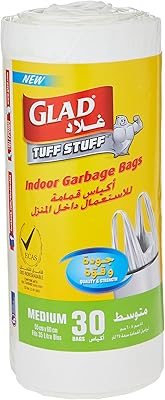 Glad white white trash bags, 30 bags.. Tired of overpriced goods and slow delivery? DIAYTAR Nigeria brings affordability and speed together with a wide selection of products.