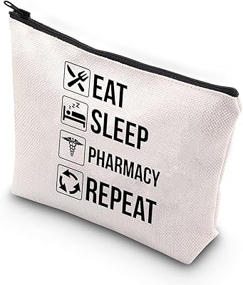 Zjxhpo Pharmacist Gift For Women Eat Sleep Pharmacy Repeat Doctor Makeup Key Doctor in Pharmacy Gift Graduation RX.. Your new favorite way to shop online — DIAYTAR Nigeria.