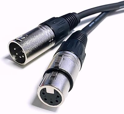 DMX cable, xlr 5 male female pins, AWG 24 - 10 meters.. Your comprehensive marketplace awaits at DIAYTAR NIGERIA with affordable prices and reliable delivery times.