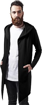 Long -sleeved hooded Cardigan Pull Open to the Urban Classics for Men (1) (1).. DIAYTAR NIGERIA puts thousands of products at your fingertips with affordable prices and delivery within a week.