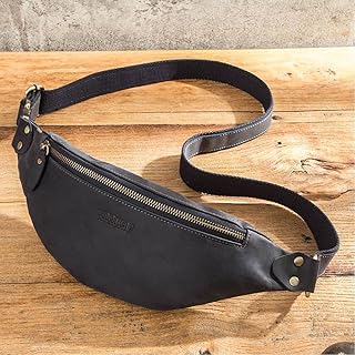 Men's belt bag for travel, leather belt bag, men's belt bag.. DIAYTAR NIGERIA combines extensive product options with budget-friendly prices, delivered in 5-8 days.