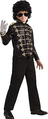 Costume Michael Jackson Luxury military jacket for children uniform black.. DIAYTAR NIGERIA transforms desires into deliveries with our affordable prices and dependable shipping.