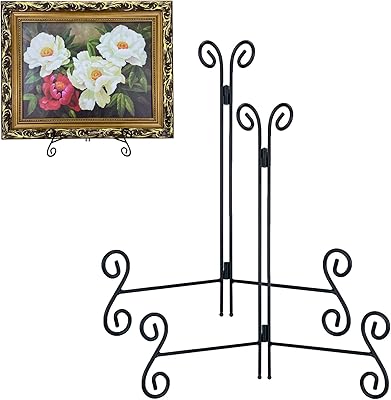 12 -inch, 2 -room plate support, 2 -room photo support in black metal with home frame for the house, office, exhibition, reception... Affordable luxury and fast service — only on DIAYTAR Nigeria.