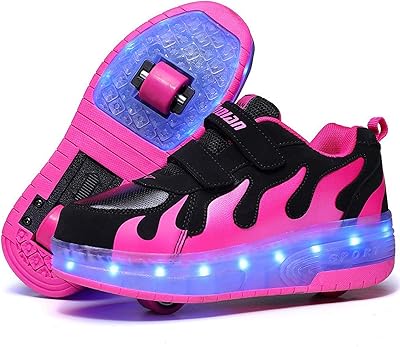 Ufatnzy CBS Fashion Roller Sneakers For Children Girls Girls Boys Skatel Skateers LED Skate Shoes with Comfortable Rollers With Maille Surface Best Gift for Thanksgiving And Christmas.. Quality and convenience delivered — shop DIAYTAR Nigeria now.